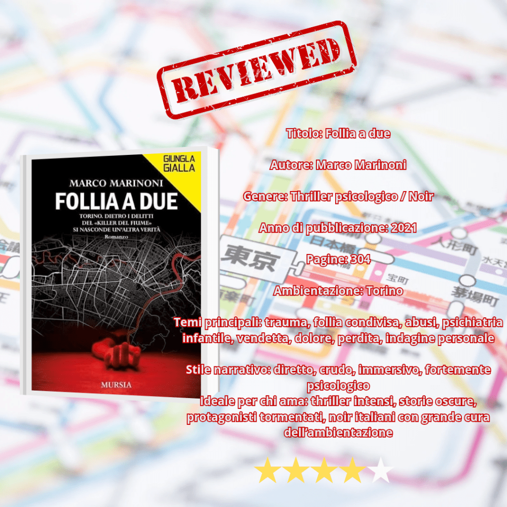 Follia a due di Marco Marinoni – Il romanzo che ti risucchia nell’oscurità più&nbsp;vera