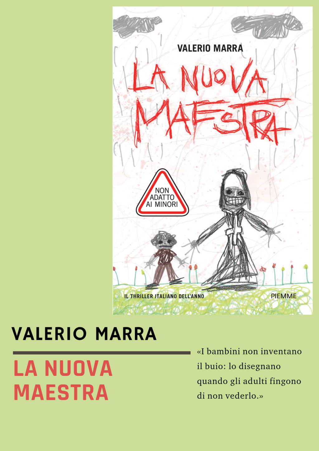 La nuova maestra di Valerio Marra – Recensione del thriller psicologico che inquieta senza&nbsp;urlare