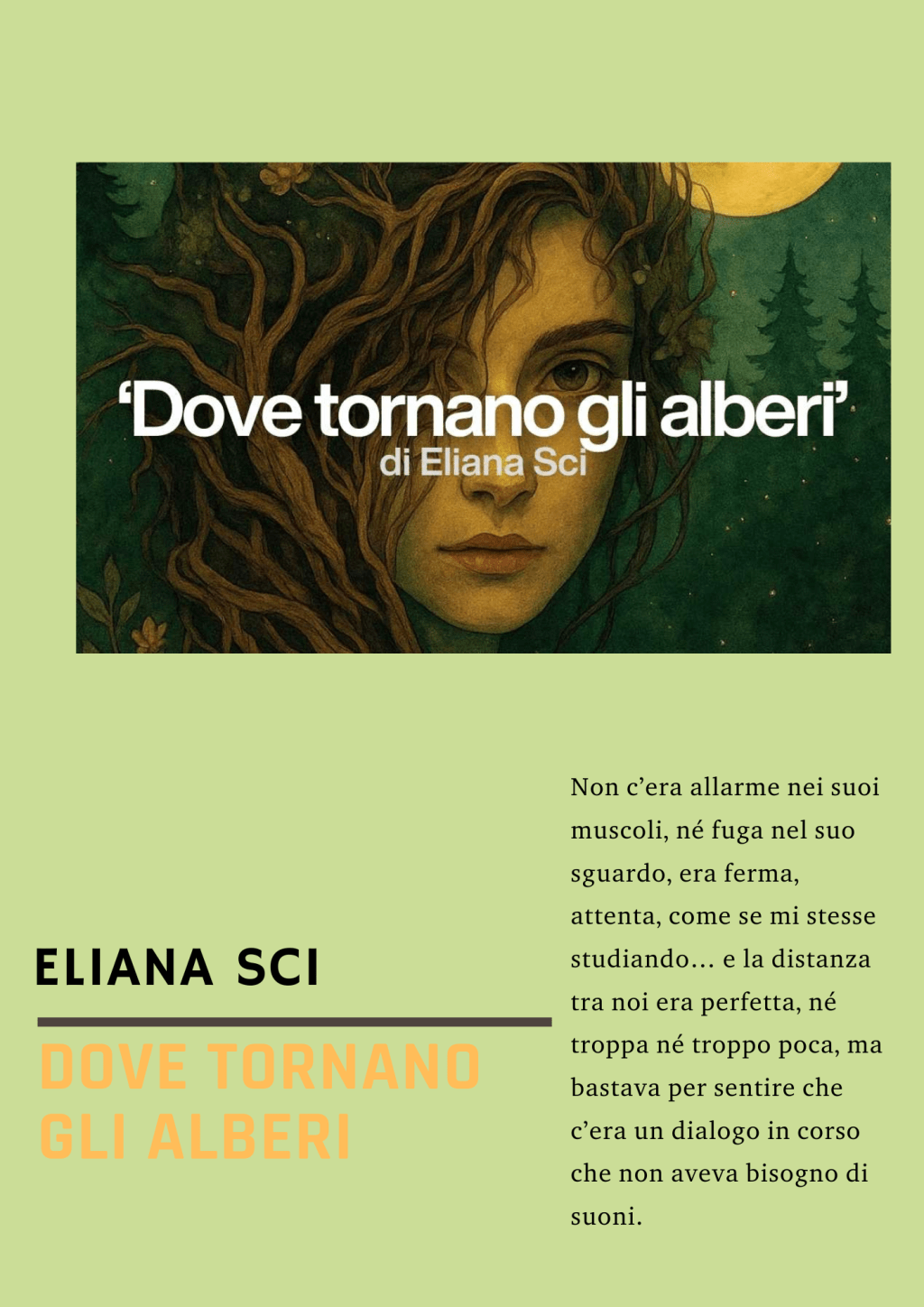 Dove Tornano gli Alberi -Eliana&nbsp;Sci